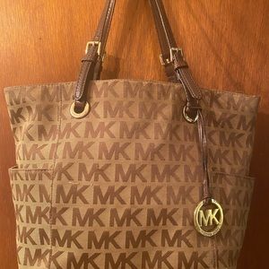 Brown Michael Kors Satchel
